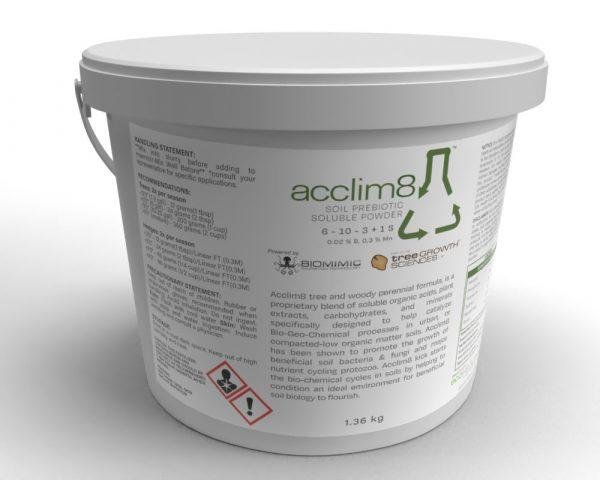 acclim8 tree prebiotic label